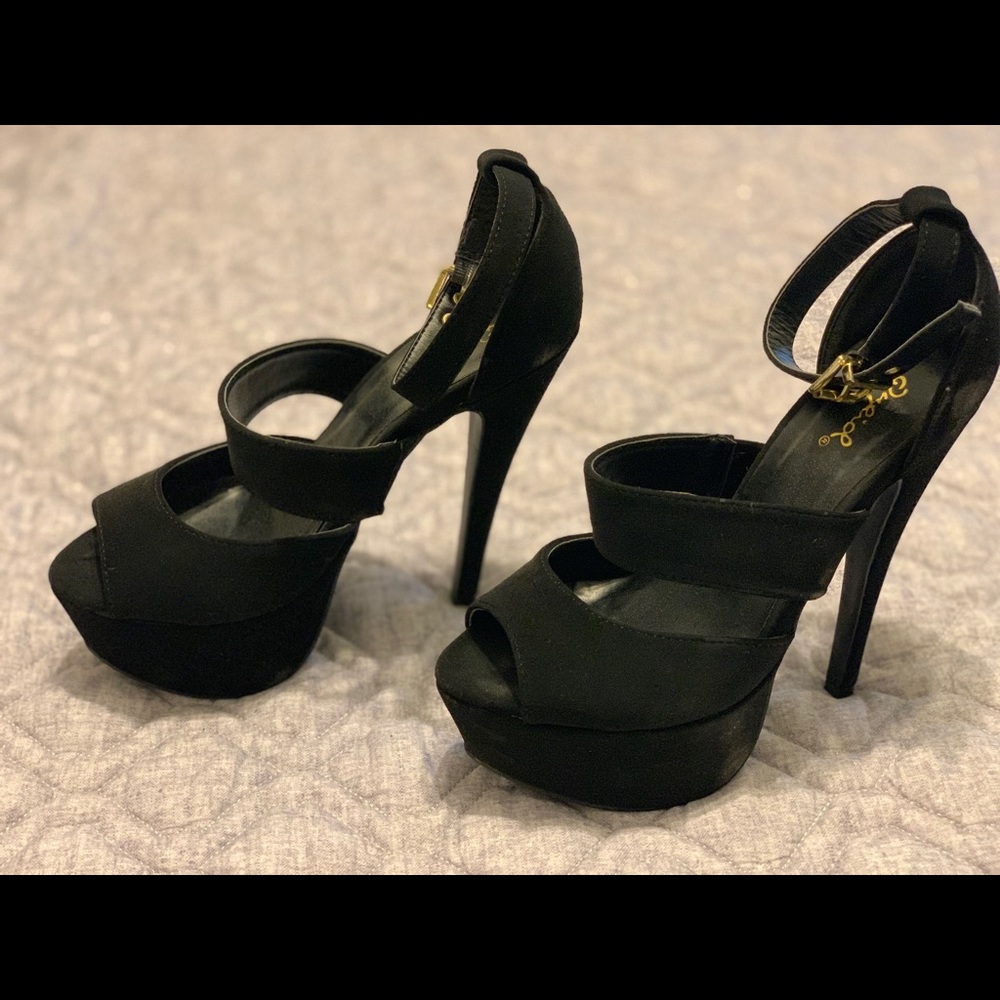 Black heels